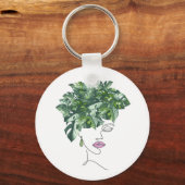 Ms Monstera, The Ultimate Plant Lady Sleutelhanger (Voorkant)