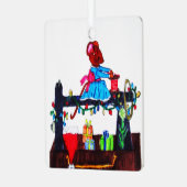 MS. MUIS MAAKT EEN KERSTMUTS METALEN ORNAMENT (Voorkant links)