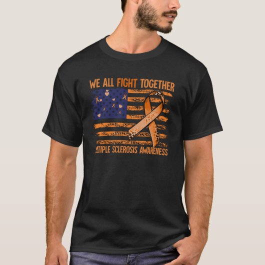 MS multipele sclerose T-shirt (Voorkant)