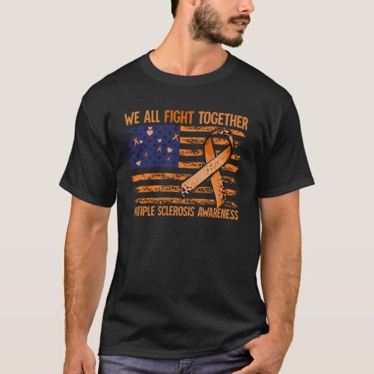 MS multipele sclerose T-shirt (Voorkant)
