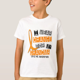 MS Multiple Sclerose I Draag Sinaasappel voor mijn T-shirt