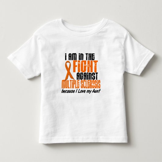 MS Multiple Sclerose IN DE STRIJD VOOR MIJN BEDRAG Kinder Shirts (Voorkant)