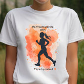 MS, multiple sclerose krijger runner gift Tri-Blend Shirt