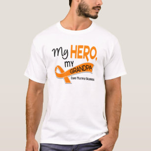 MS Multiple Sclerose MY HERO MY GRANDPA 42 T-shirt