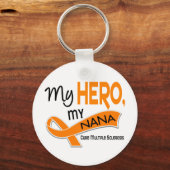 MS Multiple Sclerose MY HERO MY NANA 42 Sleutelhanger (Voorkant)