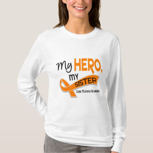 MS Multiple Sclerose MY HERO MY SISTER 42 T-shirt