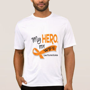 MS Multiple Sclerose MY HERO MY WIFE 42 T-shirt