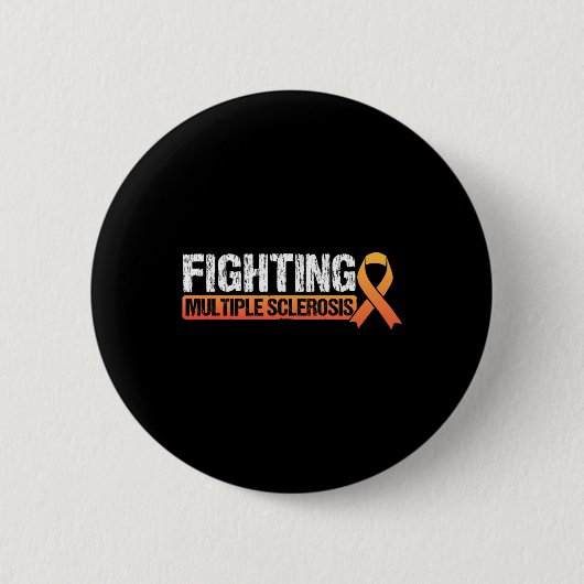 MS multiple sclerose Ronde Button 5,7 Cm (Voorkant)