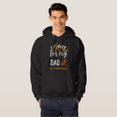 MS Multiple Sclerosis Awareness Dad Cure Monarch B Hoodie (Voorkant volledig)