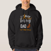 MS Multiple Sclerosis Awareness Dad Cure Monarch B Hoodie (Voorkant)