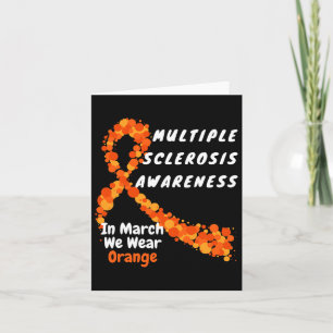 MS Multiple Sclerosis Awareness March We Draag Ora Kaart