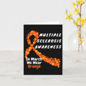 MS Multiple Sclerosis Awareness March We Draag Ora Kaart (Gele Bloem)
