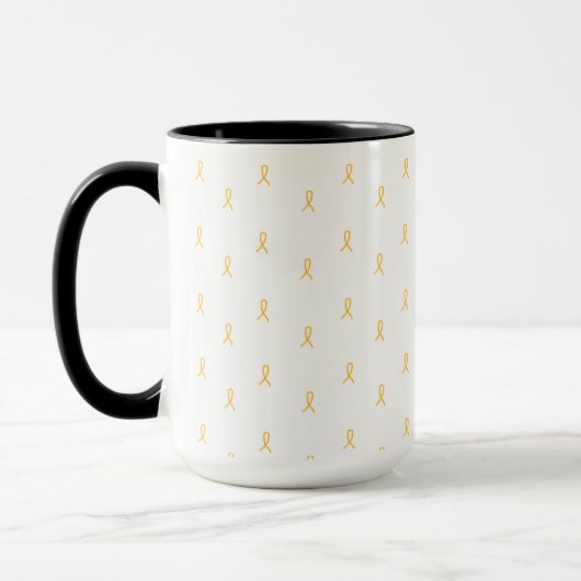 MS Multiple Sclerosis Butterfly Ribbon Coffee Mok (Links)