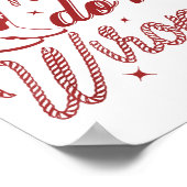 MS Never Do No Wrong Grappig Western zelfverzekerd Poster (Hoek)