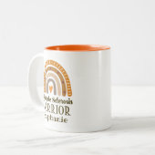 MS-ondersteuning bij multiple sclerose Tweekleurige Koffiemok (Voorkant links)