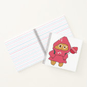 Ms Paint cookie run aardbeienkoekje Notitieboek (Binnen)