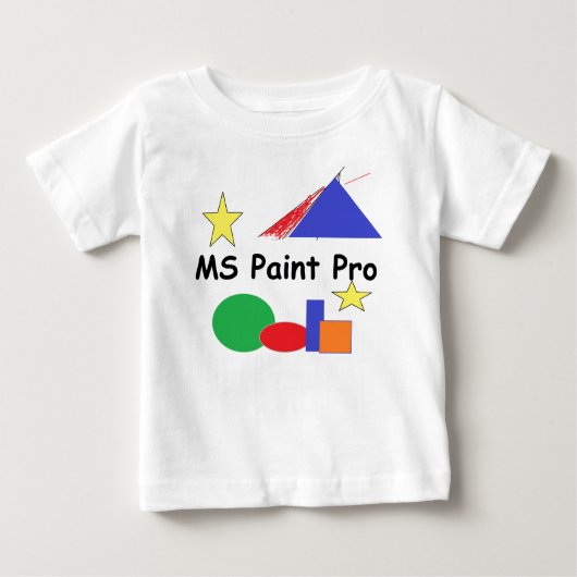 MS Paint Pro- Toddler Tee Shirt (Voorkant)