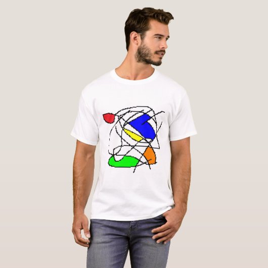 MS Paint Scribble T-shirt (Voorkant volledig)