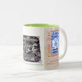 "Ms Paula Snake Lady" Tweekleurige Koffiemok (Voorkant rechts)