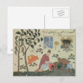 Ms Pers 332 Pepper tree and Preparate pepper Briefkaart (Voorkant / Achterkant)