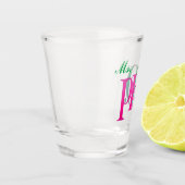Ms. PhD. Shot Glass | Pink & Green Doctorate  Glas (Links)