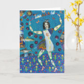 Ms. Purity Wenskaart Kaart (Gele Bloem)