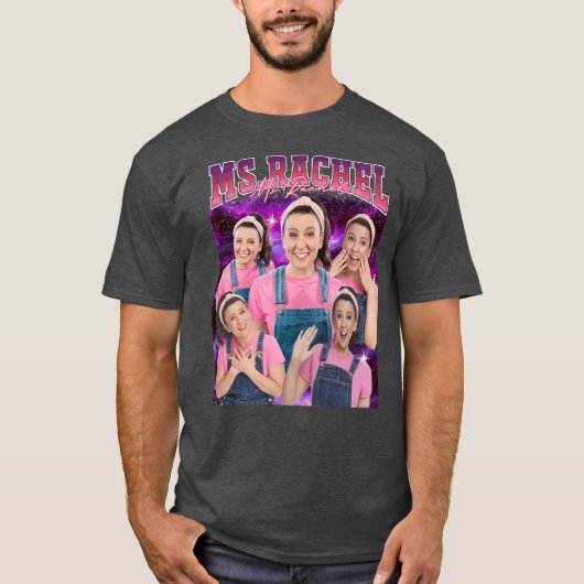 Ms Rachel 90s Design grappig T-shirt (Voorkant)