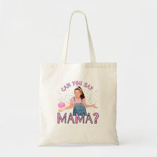 Ms.Rachel kunt u zeggen Mama verjaardag Ms Rachel Tote Bag