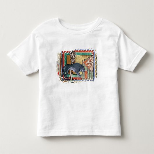 MS Roy A wolf buiten een schaap Kinder Shirts (Voorkant)