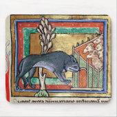 MS Roy A wolf buiten een schaap Muismat (Voorkant)