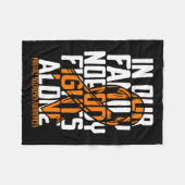 MS-sclerose ondersteunt MS-herkenning van multipel Fleece Deken (Voorkant (Horizontaal))