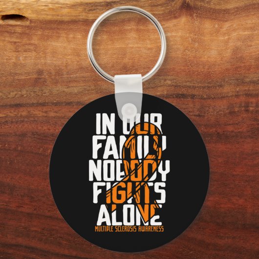 MS-sclerose ondersteunt MS-herkenning van multipel Sleutelhanger (Voorkant)