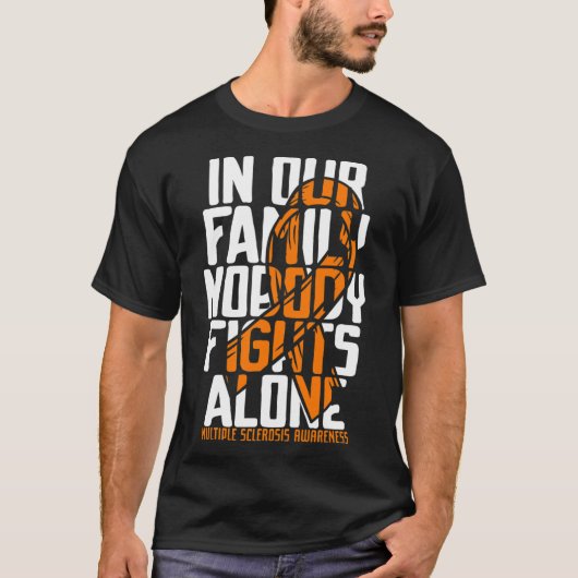 MS-sclerose ondersteunt MS-herkenning van multipel T-shirt (Voorkant)