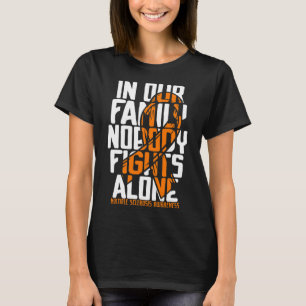MS-sclerose ondersteunt MS-herkenning van multipel T-shirt