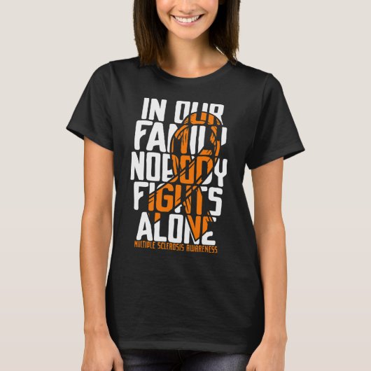 MS-sclerose ondersteunt MS-herkenning van multipel T-shirt (Voorkant)