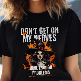 MS shirt, Sarcastisch heks T-shirt, spoonie Tri-Blend Shirt