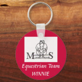 ms-sleutelkleur met naam sleutelhanger (Voorkant)