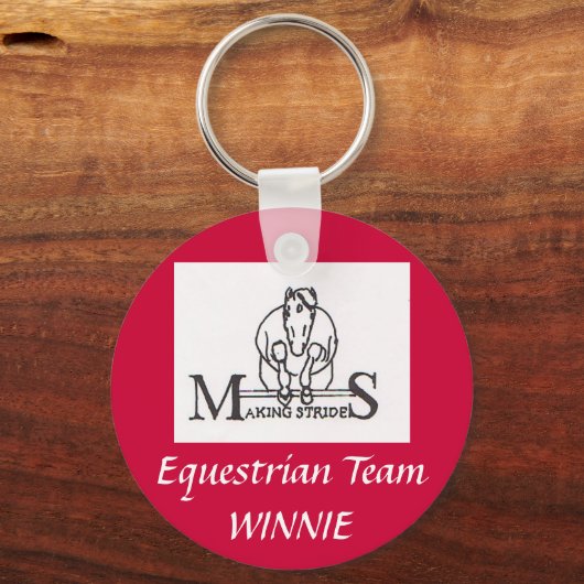 ms-sleutelkleur met naam sleutelhanger (Voorkant)