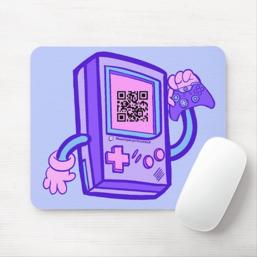 ms.sniperprinses muispad met QR-code Muismat (Met muis)