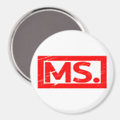 Ms Stamp Magneet (Voorkant / Achterkant)