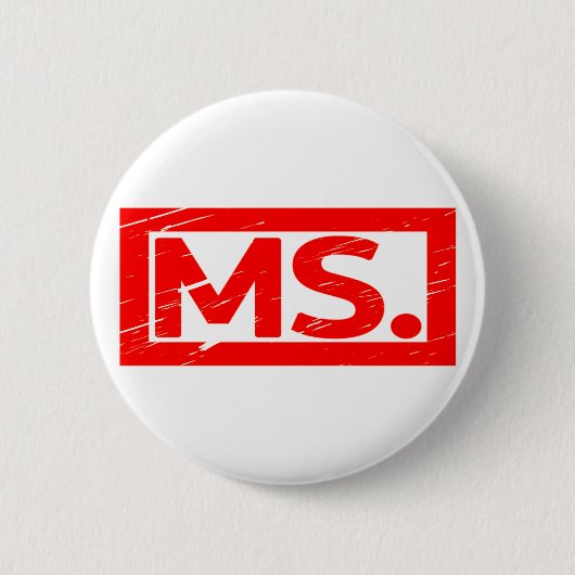 Ms Stamp Ronde Button 5,7 Cm (Voorkant)