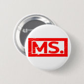Ms Stamp Ronde Button 5,7 Cm (Voorkant /achterkant)