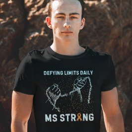 MS Strong: Dagelijks grenzen trotseren T-shirt