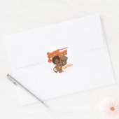 Ms Super Foxy Ronde Sticker (Envelop)