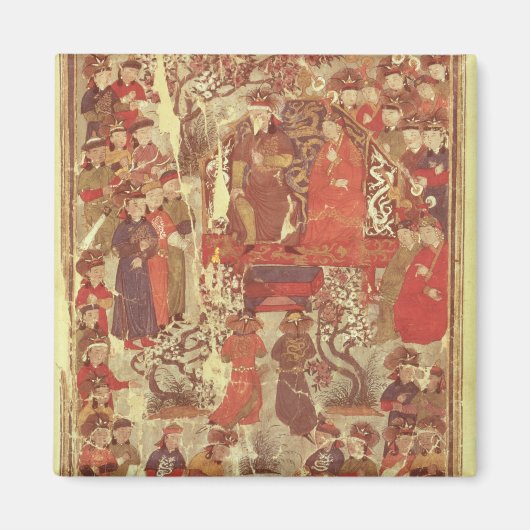 Ms Supp. Pers.Genghis Khan en zijn vrouw Magneet (Voorkant)