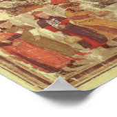 Ms Supp. Pers.Genghis Khan en zijn vrouw Poster (Hoek)