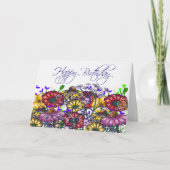 Ms Taylor Birthday Card Kaart (Voorkant)