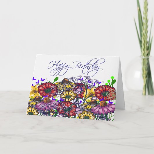 Ms Taylor Verjaardag Kaart (Voorkant)