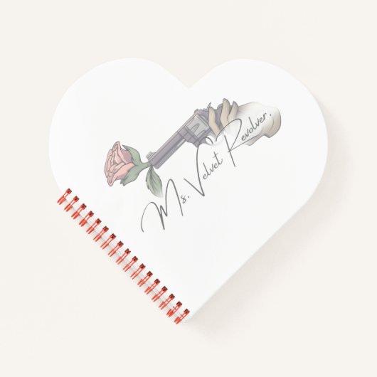 Ms. Velvet Revolver Brand Logo 2025 Notitieboek (Voorkant)