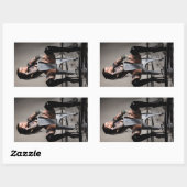 Ms. Velvet Revolver Brand Logo 2025 Rechthoekige Sticker (Vel)